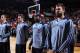 PORTLAND, OR - MARCH 30: Marc Gasol #33 and Zach Randolph #50 of the Memphis Grizzlies stand on the court before the game against the Portland Trail Blazers on March 30, 2014 at the Moda Center Arena in Portland, Oregon. NOTE TO USER: User expressly acknowledges and agrees that, by downloading and or using this photograph, user is consenting to the terms and conditions of the Getty Images License Agreement. Mandatory Copyright Notice: Copyright 2014 NBAE (Photo by Sam Forencich/NBAE via Getty Images)