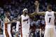 The Heat remain the odds-on championship favorites.