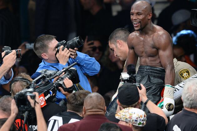 Al menos 24 heridos en una estampida tras el combate entre Mayweather y Maidana Al menos 24 heridos en una estampida tras el combate entre Mayweather y Maidana