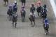 Victor Espinoza, front right, rides California Chrome to victory during the 140th running of the Kentucky Derby horse race at Churchill Downs Saturday, May 3, 2014, in Louisville, Ky. (AP Photo/Charlie Riedel)