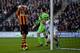 HULL, ENGLAND - DECEMBER 26: James Chester of Hull scores an own goal in front of Wayne Rooney of Manchester United during the Barclays Premier League match between Hull City and Manchester United at KC Stadium on December 26, 2013 in Hull, England. (Photo by Laurence Griffiths/Getty Images)