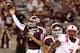 HOUSTON, TX- SEPTEMBER 21: Kenny Hill #7 of the Texas A&M Aggies completes a pass against the Southern Methodist Mustangs in the second half on September 21, 2013 at Kyle Field in College Station, Texas. (Photo by Thomas B. Shea/Getty Images)