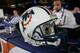 A Miami Dolphins helmet is displayed during day two of the NFL Draft at Radio City Music Hall Sunday, April 26, 2009 in New York. (AP Photo/Jason DeCrow)