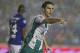 Leon's Mauro Boselli, center, celebrates after scoring against Cruz Azul during a Mexican soccer league match in Mexico City, Saturday, May 3, 2014. (AP Photo/Christian Palma)