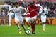 Abou Diaby making a rare appearance for Arsenal, against Swansea City.