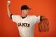 SCOTTSDALE, AZ - FEBRUARY 23: Pitcher Matt Cain #18 of the San Francisco Giants poses for a portrait during the spring training photo day at Scottsdale Stadium on Febuary 23, 2014 in Scottsdale, Arizona. (Photo by Christian Petersen/Getty Images)