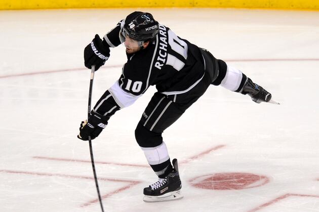 NHL.com: Kings' Richards Contributing Despite Scoring Funk