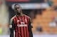 AC Milan forward Mario Balotelli closes his eyes after missing a scoring chance during a Serie A soccer match between AC Milan and Parma, at the San Siro stadium in Milan, Italy, Sunday, March 16, 2014. (AP Photo/Luca Bruno)