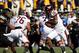 Dec 31, 2013; El Paso, TX, USA; Virginia Tech Hokies wide receiver Carlis Parker (16) runs the ball against the UCLA Bruins defense at Sun Bowl Stadium. Mandatory Credit: Ivan Pierre Aguirre-USA TODAY Sports