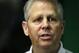 Boston Celtics general manager of basketball operations Danny Ainge faces reporters during a news conference in Boston, Monday, July 1, 2013. (AP Photo/Steven Senne)