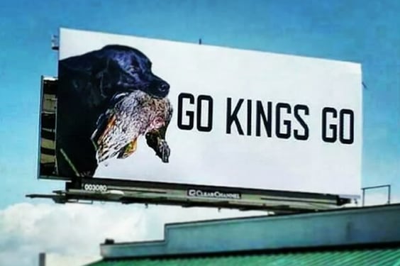 PHOTOS: Pro-Kings Billboards in Southern Cal Take Aim at Ducks