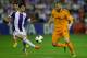 VALLADOLID, SPAIN - MAY 07: Karim Benzema (R) of Real Madrid CF competes for the ball with Marc Valiente (L) of Real Valladolid CF during the La Liga match between Real Valladolid CF and Real Madrid CF at Estadio Jose Zorilla on May 7, 2014 in Valladolid, Spain. (Photo by Gonzalo Arroyo Moreno/Getty Images)