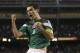 Mexico's Rafael Marquez celebrates his goal against Finland during the first half of a friendly soccer game Wednesday, Oct. 30, 2013, in San Diego. (AP Photo/Gregory Bull)