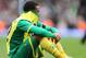 LONDON, ENGLAND - APRIL 12: Despair for Nathan Redmond of Norwich City after defeat in the Barclays Premier League match between Fulham and Norwich City at Craven Cottage on April 12, 2014 in London, England. (Photo by Ian Walton/Getty Images)