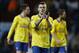 Arsenal's Jack Wilshere, applauds the fans at the end of the English Premier League soccer match between Aston Villa and Arsenal at Villa Park stadium in Birmingham, England, Monday, Jan. 13, 2014. (AP Photo/Kirsty Wigglesworth)
