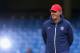 LONDON, ENGLAND - APRIL 07: Laurent Blanc, manager of PSG looks on in a training session at Stamford Bridge on April 7, 2014 in London, England. (Photo by Julian Finney/Getty Images)
