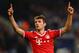 MANCHESTER, ENGLAND - OCTOBER 02: Thomas Muller of FC Bayern Muenchen celebrates scoring the second goal during the UEFA Champions League Group D match between Manchester City and FC Bayern Muenchen at Etihad Stadium on October 2, 2013 in Manchester, England. (Photo by Laurence Griffiths/Getty Images)