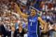 GREENSBORO, NC - MARCH 16: Jabari Parker #1 of the Duke Blue Devils reacts during their game against the Virginia Cavaliers in the finals of the 2014 Men's ACC Basketball Tournament at Greensboro Coliseum on March 16, 2014 in Greensboro, North Carolina. (Photo by Streeter Lecka/Getty Images)