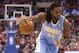 LOS ANGELES, CA - APRIL 15: Kenneth Faried #35 of the Denver Nuggets drives against the Los Angeles Clippers at Staples Center on April 15, 2014 in Los Angeles, California. NOTE TO USER: User expressly acknowledges and agrees that, by downloading and or using this photograph, User is consenting to the terms and conditions of the Getty Images License Agreement. (Photo by Stephen Dunn/Getty Images)