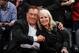 LOS ANGELES, CA - MAY 7: Donald Sterling, owner of the Los Angeles Clippers, left and his wife Shelly pose for a photograph before his team played the Memphis Grizzlies in Game Four of the Western Conference Quarterfinals during the 2012 NBA Playoffs at Staples Center on May 7, 2012 in Los Angeles, California. NOTE TO USER: User expressly acknowledges and agrees that, by downloading and/or using this Photograph, user is consenting to the terms and conditions of the Getty Images License Agreement. Mandatory Copyright Notice: Copyright 2012 NBAE (Photo by Andrew D. Bernstein/NBAE via Getty Images)