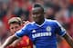 LIVERPOOL, ENGLAND - APRIL 27: John Obi Mikel of Chelsea moves away from Joe Allen of Liverpool during the Barclays Premier League match between Liverpool and Chelsea at Anfield on April 27, 2014 in Liverpool, England. (Photo by Clive Brunskill/Getty Images)