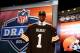 NEW YORK, NY - MAY 08: Justin Gilbert of the Oklahoma State Cowboys poses with a jersey after he was picked #8 overall by the Cleveland Browns during the first round of the 2014 NFL Draft at Radio City Music Hall on May 8, 2014 in New York City. (Photo by Elsa/Getty Images)