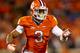 CLEMSON, SC - NOVEMBER 14: Vic Beasley #3 of the Clemson Tigers during their game at Clemson Memorial Stadium on November 14, 2013 in Clemson, South Carolina. (Photo by Streeter Lecka/Getty Images)