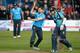 ABERDEEN, SCOTLAND - MAY 09: Harry Gurney of England bowls during the Royal London One-Day International match between Scotland and England at Mannofield Park on May 9, 2014 in Aberdeen, Scotland. (Photo by Gareth Copley/Getty Images)
