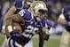 Washington's Bishop Sankey in action against California in an NCAA college football game Saturday, Oct. 26, 2013, in Seattle. (AP Photo/Elaine Thompson)