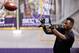 LSU wide receiver Jarvis Landry catches the ball during NFL football pro day, Wednesday, April 9, 2014, in Baton Rouge, La. (AP Photo/Jonathan Bachman)