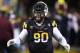Arizona State's Will Sutton runs onto the field as he is introduced on senior night prior to an NCAA college football game against Arizona Saturday, Nov. 30, 2013, in Tempe, Ariz. (AP Photo/Ross D. Franklin)