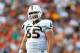 CHESTNUT HILL, MA - SEPTEMBER 01: Brandon Linder #65 of the Miami Hurricanes in action against the Boston College Eagles during the game on September 1, 2012 at Alumni Stadium in Chestnut Hill, Massachusetts. (Photo by Jared Wickerham/Getty Images)