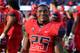 TUCSON, AZ - NOVEMBER 23: Running back Ka'Deem Carey #25 of the Arizona Wildcats reacts on the sidelines during the college football game against the Oregon Ducks at Arizona Stadium on November 23, 2013 in Tucson, Arizona. The Wildcats defeated the Ducks 42-16. (Photo by Christian Petersen/Getty Images)