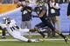Baylor cornerback Demetri Goodson, right, breaks up a pass intended for Central Florida wide receiver Breshad Perriman during the first half of the Fiesta Bowl NCAA college football game, Wednesday, Jan. 1, 2014, in Glendale, Ariz. (AP Photo/Matt York)