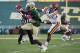 Oct 19, 2013; Waco, TX, USA; Baylor Bears wide receiver Tevin Reese (16) during the game against the Iowa State Cyclones at Floyd Casey Stadium. The Bears defeated the Cyclones 71-7. Mandatory Credit: Jerome Miron-USA TODAY Sports