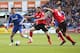 CARDIFF, WALES - MAY 11: Fernando Torres of Chelsea moves away from Aron Gunnarsson during the Barclays Premier League match between Cardiff City and Chelsea at the Cardiff City Stadium on May 11, 2014 in Cardiff, Wales. (Photo by David Rogers/Getty Images)