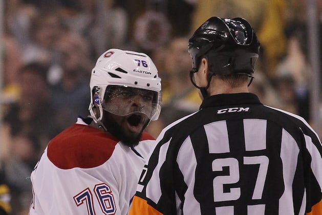 Bruins' Shawn Thornton Fined for Squirting Water as P.K. Subban