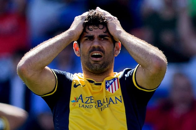 Costa Misses out vs. Malaga