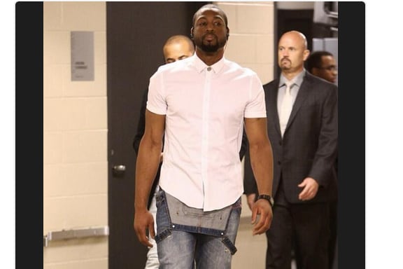 Dwyane Wade's Overalls Take Pregame Fashion Where It's Never Gone Before