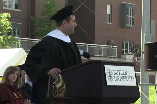 Celtics Coach Brad Stevens Returned to Butler to Give the Commencement Address