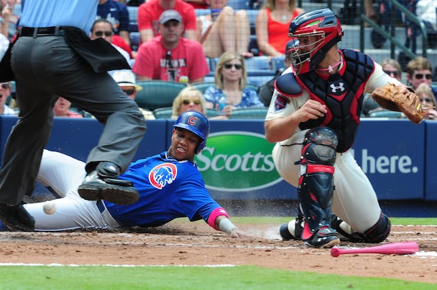 Gattis, Heyward HRs Give Braves 5-2 Win over Cubs