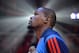 LOS ANGELES, CA - MAY 11: Kevin Durant #35 of the Oklahoma City Thunder looks on during the performance of the National Anthem before a game against the Los Angeles Clippers in Game Four of the Western Conference Semifinals during the 2014 NBA Playoffs at Staples Center on May 11, 2014 in Los Angeles, California. NOTE TO USER: User expressly acknowledges and agrees that, by downloading and/or using this Photograph, user is consenting to the terms and conditions of the Getty Images License Agreement. Mandatory Copyright Notice: Copyright 2014 NBAE (Photo by Andrew D. Bernstein/NBAE via Getty Images)
