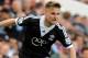 Southampton's Luke Shaw during the English Premier League soccer match between Aston Villa and Southampton at Villa Park, in Birmingham, England, Saturday, April 19, 2014. (AP Photo/Rui Vieira)