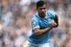 MANCHESTER, ENGLAND - MAY 11: Sergio Aguero of Manchester City in action during the Barclays Premier League match between Manchester City and West Ham United at the Etihad Stadium on May 11, 2014 in Manchester, England. (Photo by Shaun Botterill/Getty Images)