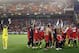 Sevilla celebrate their semi-final triumph