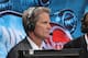 MEMPHIS, TN - MAY 3: TNT Sports analysts Steve Kerr and marv albert give color commentary on the Memphis Grizzlies against the Oklahoma City Thunder in Game Six of the Western Conference Quarterfinals during the 2014 NBA Playoffs on MAY 3, 2014 at FedExForum in Memphis, Tennessee. NOTE TO USER: User expressly acknowledges and agrees that, by downloading and or using this photograph, User is consenting to the terms and conditions of the Getty Images License Agreement. Mandatory Copyright Notice: Copyright 2014 NBAE (Photo by Joe Murphy/NBAE via Getty Images)