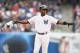 NEW YORK, NY - MAY 04: Alfonso Soriano #12 of the New York Yankees reacts after hitting a double against the Tampa Bay Rays during their game at Yankee Stadium on May 4, 2014 in the Bronx borough of New York City. (Photo by Al Bello/Getty Images)