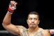 May 10, 2014; Cincinnati, OH, USA; Soa Palelei (red gloves) reacts after knocking out Ruan Potts (not pictured) 2:20 into the first round of a heavyweight bout at US Bank Arena. Mandatory Credit: Joe Maiorana-USA TODAY Sports