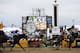 Oxbow, ridden by jockey Gary Stevens, wins the 138th Preakness Stakes horse race at Pimlico Race Course, Saturday, May 18, 2013, in Baltimore. Itsmyluckyday with John Velazquez aboard placers second. (AP Photo/Mike Stewart)