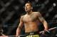 Jan 26, 2013; Chicago, IL, USA; Anthony Pettis celebrates after defeating Donald Cerrone (not pictured) during UFC on FOX 6 at the United Center. Mandatory Credit: David Banks-USA TODAY Sports